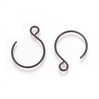 304 Stainless Steel Earring Hooks X-STAS-L216-02B-B-1