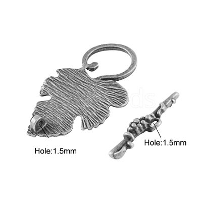 Alloy Toggle Clasps PALLOY-A20005-AS-FF-1