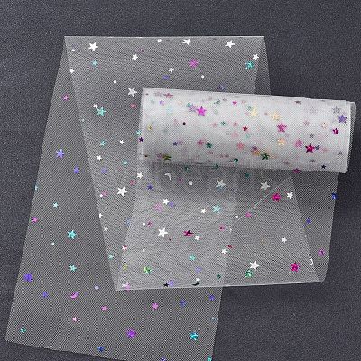 Star Sequin Deco Mesh Ribbons OCOR-P010-F12-1
