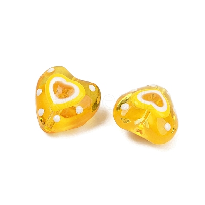 Handmade Lampwork Beads Strands LAMP-R004-06A-06-1