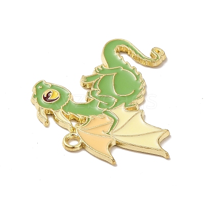 Alloy Enamel Pendants X-ENAM-A143-10KCG-01-1
