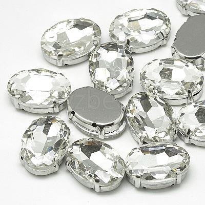 Sew on Rhinestone RGLA-T091-8x10mm-01P-1