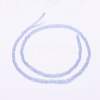 Transparent Glass Beads Strands X-EGLA-K010-A04-1