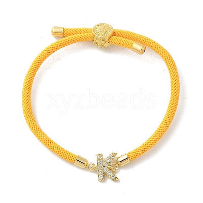 Adjustable Nylon Cord Bracelets X-BJEW-C096-01G-11-1