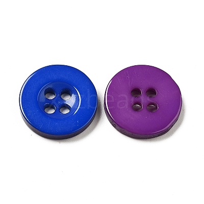 Resin Buttons RESI-D033-15mm-M-1