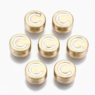 Alloy Enamel Beads X-ENAM-S122-029C-RS-1