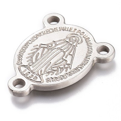 Tarnish Resistant 201 Stainless Steel Chandelier Component Links STAS-Z019-25P-1
