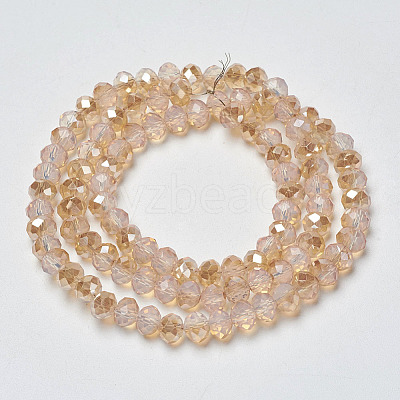 Electroplate Glass Beads Strands LS-EGLA-A034-J2mm-K01-1