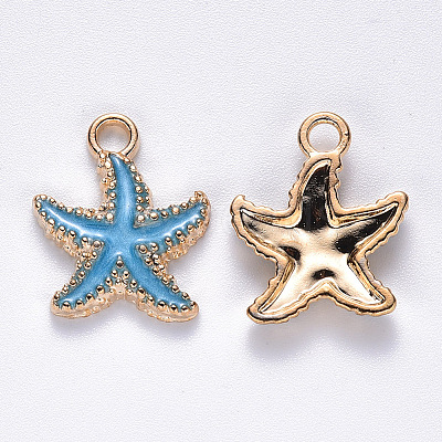 Alloy Enamel Pendants X-ENAM-S121-023-M-1