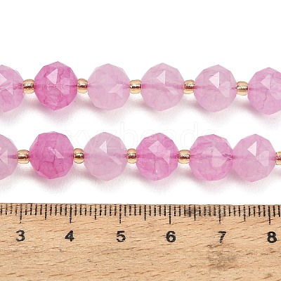 Dyed Imitation Jade Glass Beads Strands GL-Z001-02A-05-1