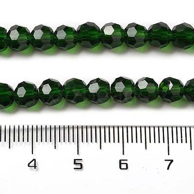 Transparent Glass Beads X-EGLA-A035-T6mm-D10-1