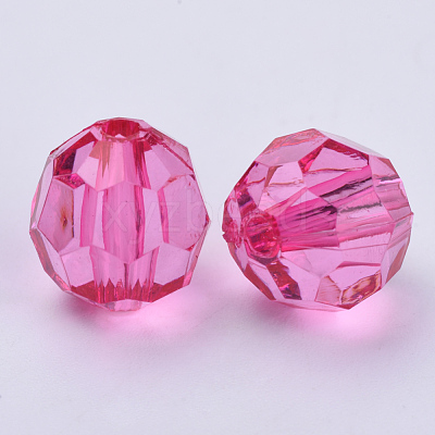 Transparent Acrylic Beads TACR-Q257-10mm-V08-1