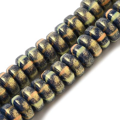 Handmade Polymer Clay Beads Strands CLAY-H006-03S-1