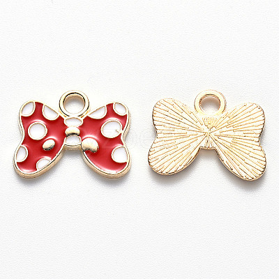 Alloy Enamel Pendants ENAM-N054-007C-1