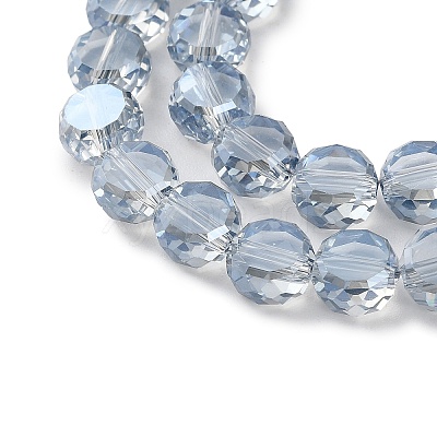 Electroplate Glass Beads Strands EGLA-C010-01A-PL03-1