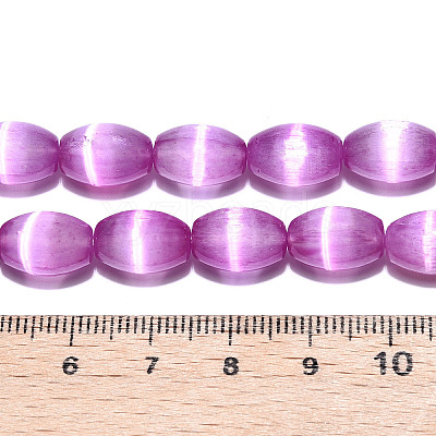 Dyed Natural Selenite Beads Strands G-T138-233F-1
