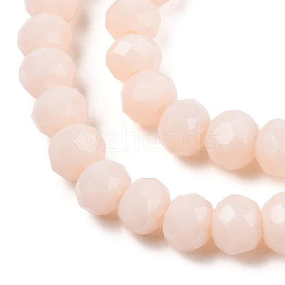 Opaque Solid Color Glass Beads Strands EGLA-A034-P1mm-D17-1