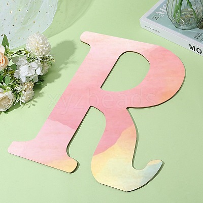 Letter Unfinished MDF Sheets WOOD-WH20012-008R-1