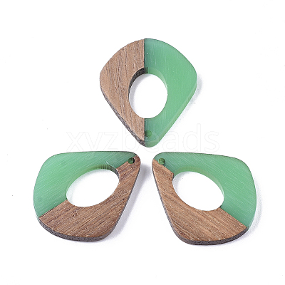 Resin & Wood Pendants X-RESI-S358-06F-1