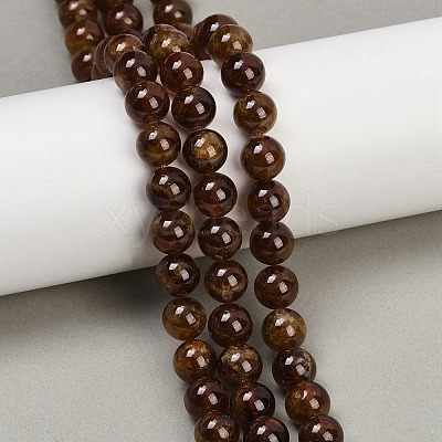 Natural Garnet Beads Strands G-U026-A10-8mm-1