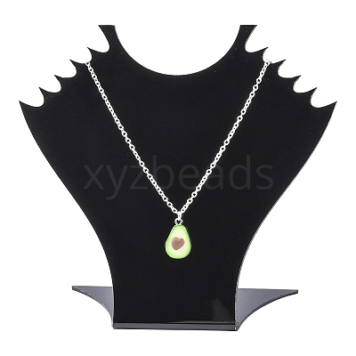 Stereoscopic Organic Glass Necklace Displays NDIS-N001-04-1