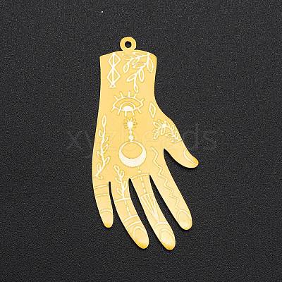 201 Stainless Steel Pendants STAS-S105-LA246-1