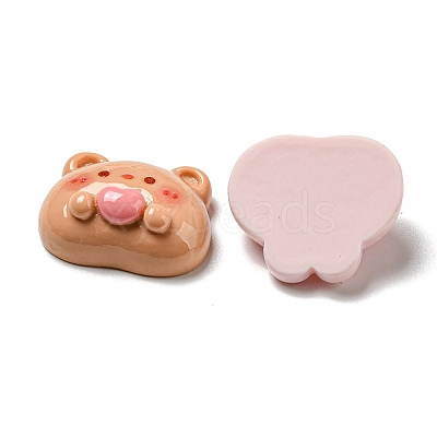 Opaque Resin Decoden Cabochons RESI-F052-B02-1