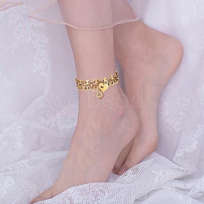 Anklets Sets AJEW-AN00383-10-1