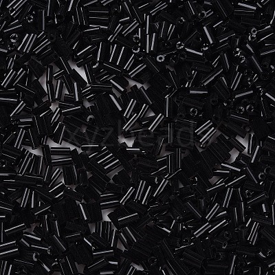 Opaque Colours Glass Bugle Beads SEED-N005-001-B04-1
