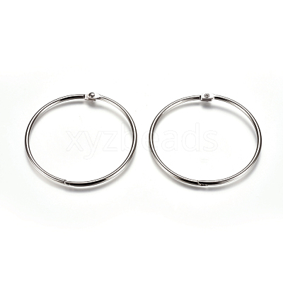 Iron Loose Leaf Book Binder Hinged Rings IFIN-L034-01A-P-1