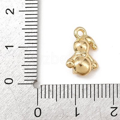Christmas Alloy with Crystal Rhinestone Charms FIND-G102-02G-01-1