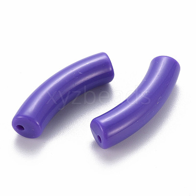 Opaque Acrylic Beads MACR-S372-002B-S017-1