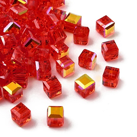 Electroplated Glass Beads EGLA-G040-01A-AB03-1