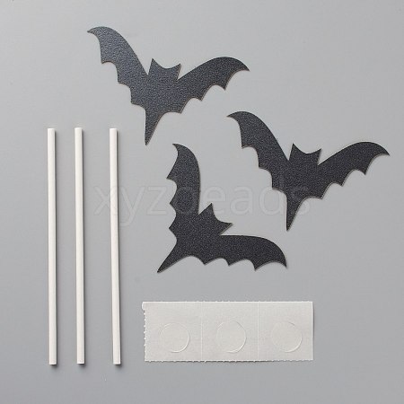 DIY Halloween Theme Paper Cake Insert Card Decoration DIY-H109-27-1