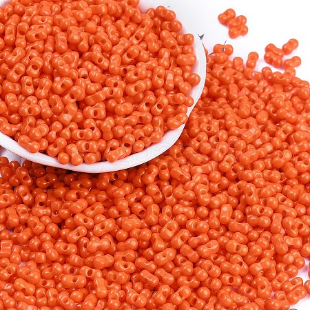 Baking Paint Glass Seed Beads SEED-K010-A10-1