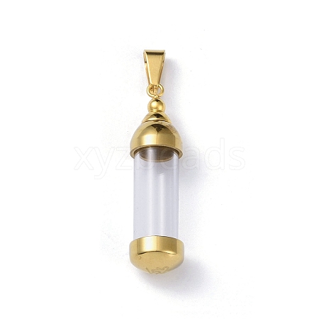 304 Stainless Steel Big Pendants STAS-D097-01C-G-1