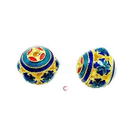 Brass Enamel Beads PW23030876706-1