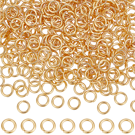 Beebeecraft 400Pcs 304 Stainless Steel Open Jump Rings STAS-BBC0004-53B-1