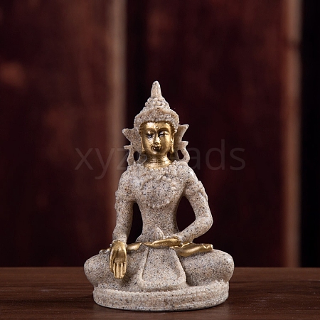 Resin Thai Buddha Statue Display Decoration PW-WG2D01B-01-1