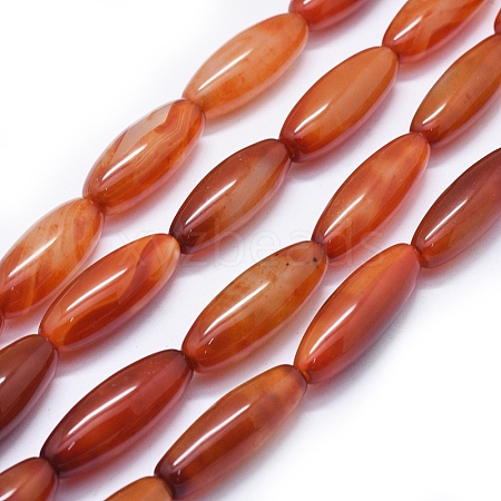 Natural Red Agate Beads Strands G-I245-11H-1