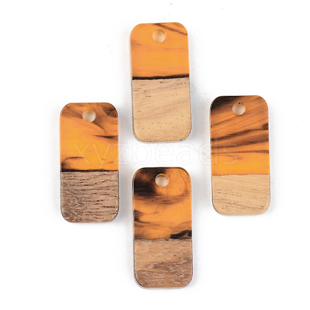 Resin & Walnut Wood Pendants RESI-S389-044A-A01-1