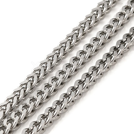 304 Stainless Steel Curb Chains CHS-C013-01B-P-1