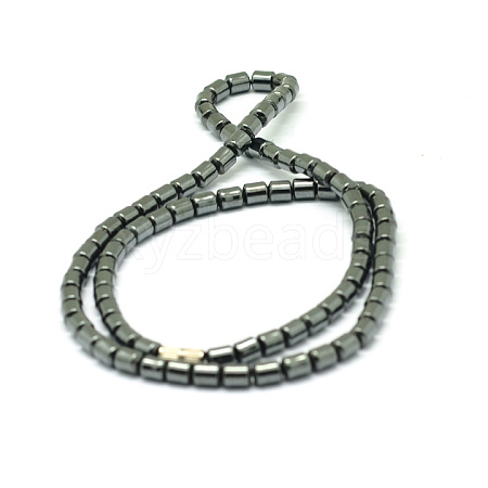 Non-Magnetic Synthetic Hematite Beaded Necklaces NJEW-E086-03-1