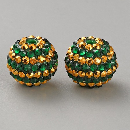Resin Rhinestone Beads LS-RB-WH0003-08I-1