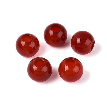 Natural Carnelian European Beads G-Q602-09B-03-1