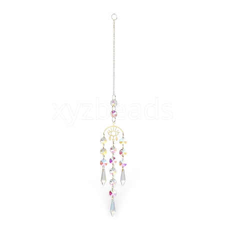 Brass Big Pendant Decorations LS-HJEW-M005-04F-G-1