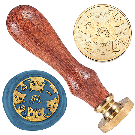 Wax Seal Stamp Set AJEW-WH0208-1125-1