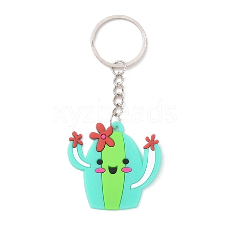 Cartoon PVC Plastic Keychain KEYC-F035-01C-1