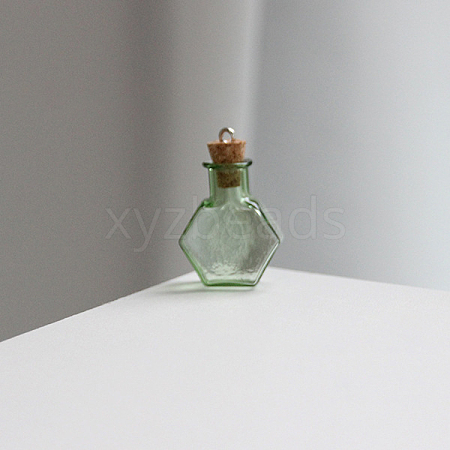 Miniature Hexagon Glass Bottles MIMO-PW0001-040G-1