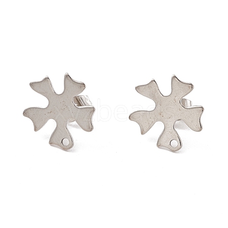 201 Stainless Steel Stud Earring Findings STAS-G266-11P-1